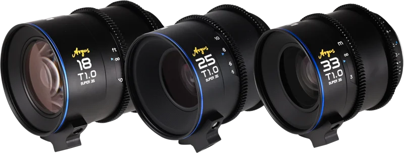 Laowa Argus S35 Cine 3-Lens Bundle (18mm,25mm,33mm) - Fuji X