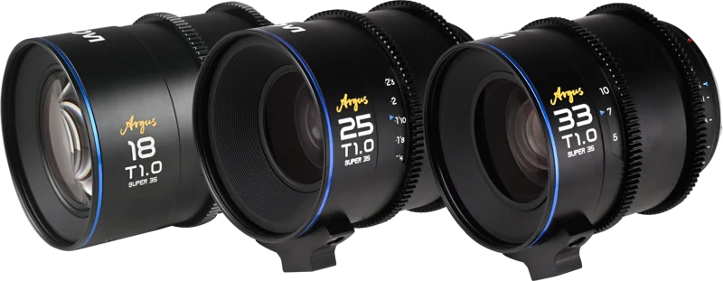 Laowa Argus S35 Cine 3-Lens Bundle (18mm,25mm,33mm) - Canon RF