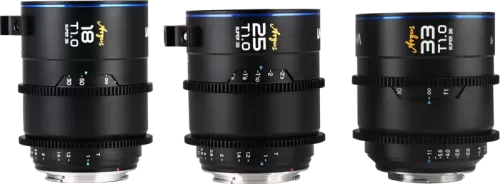 Laowa Argus S35 Cine 3-Lens Bundle (18mm,25mm,33mm) - Canon RF