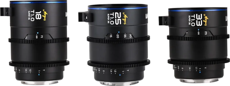 Laowa Argus S35 Cine 3-Lens Bundle (18mm,25mm,33mm) - Nikon Z