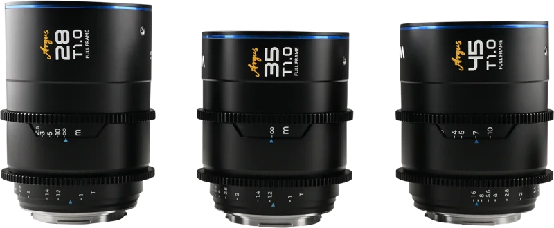 Laowa Argus FF Cine 3-Lens Bundle (28mm,35mm,45mm) - Canon RF