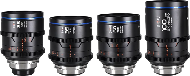 Laowa Sword Cine 4-Lens Bundle (25mm, 35mm, 60mm, 100mm) - Arri PL