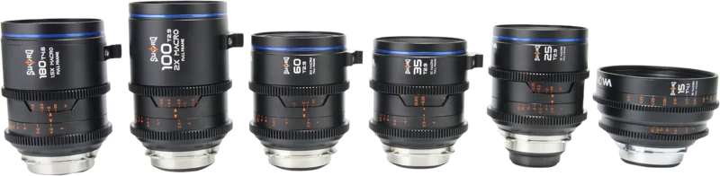 Laowa Sword Cine 6-Lens Bundle (15mm, 25mm, 35mm, 60mm, 100mm, 180mm) - Arri PL