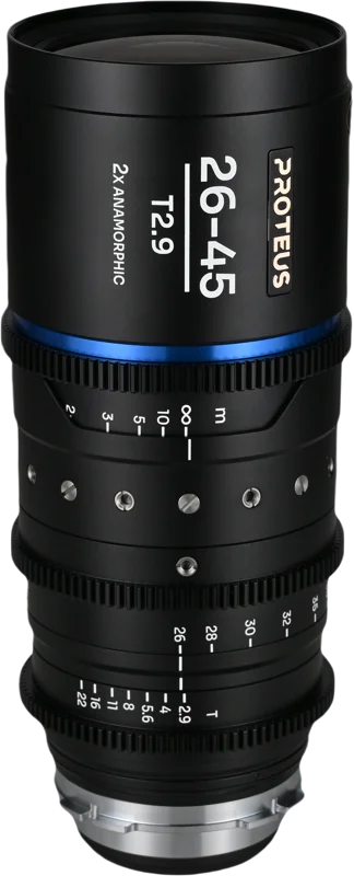 Laowa Proteus Zoom 2X Anamorphic 26-45mm T2.9 - Blue - Arri PL/Canon EF
