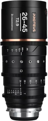 Laowa Proteus Zoom 2X Anamorphic 26-45mm T2.9 - Amber -  Arri PL/Canon EF
