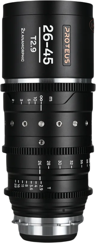 Laowa Proteus Zoom 2X Anamorphic 26-45mm T2.9 - Silver - Arri PL/Canon EF
