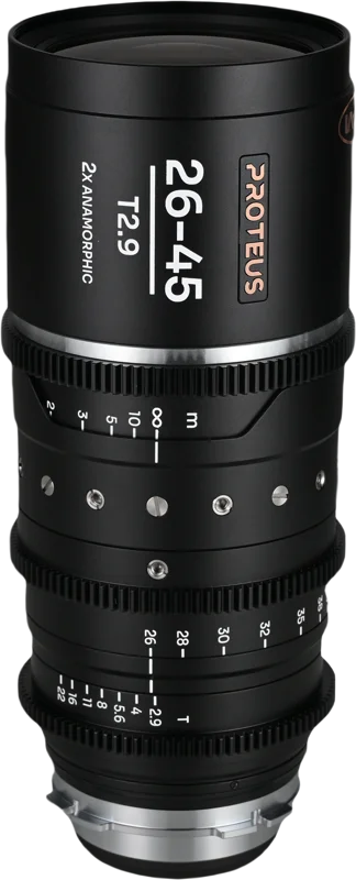Laowa Proteus Zoom 2X Anamorphic 26-45mm T2.9 - Silver - Arri PL/Canon EF