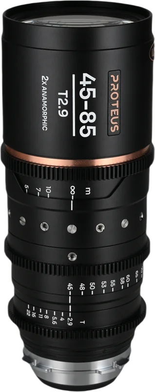 Laowa Proteus Zoom 2X Anamorphic 45-85mm T2.9 - Amber - Arri PL/Canon EF