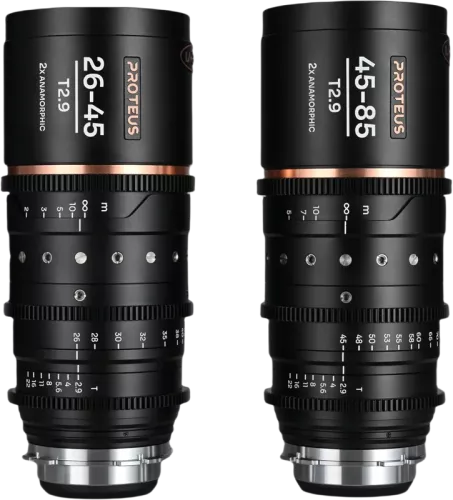 Laowa Proteus Zoom 2X Anamorphic 2-Lens Bundle (26-45mm, 45-85mm) - Blue - Arri PL/Canon EF