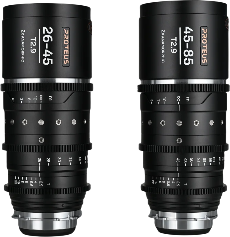 Laowa Proteus Zoom 2X Anamorphic 2-Lens Bundle (26-45mm, 45-85mm) - Silver - Arri PL/Canon EF