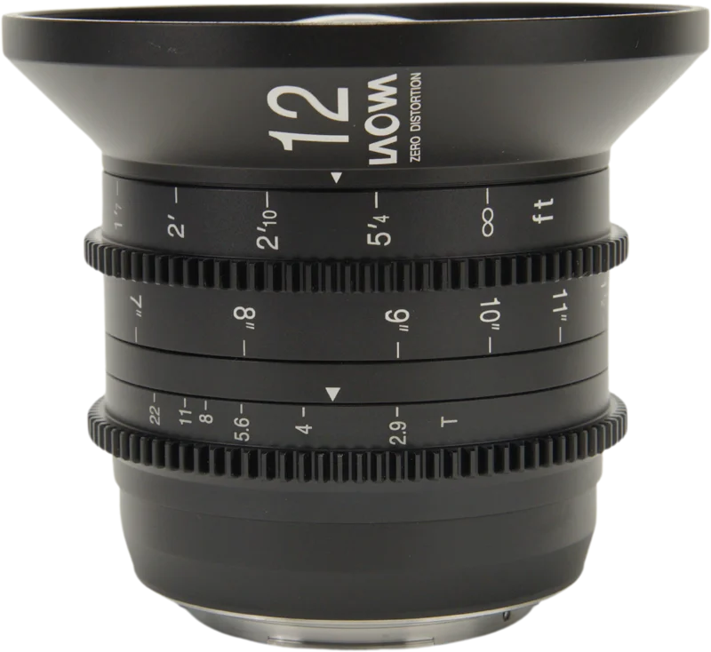 Laowa 12mm T2.9 Zero-D Cine Lens - Canon EF (feet)