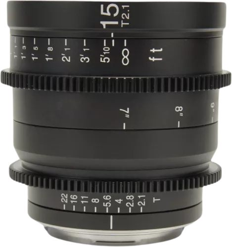 Laowa 15mm T2.1 Zero-D Cine Lens - Canon RF (feet)