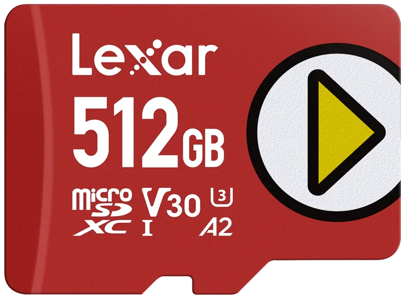 Lexar microSDXC PLAY UHS-I/A2/U3 R205/W140 (V30) 512GB