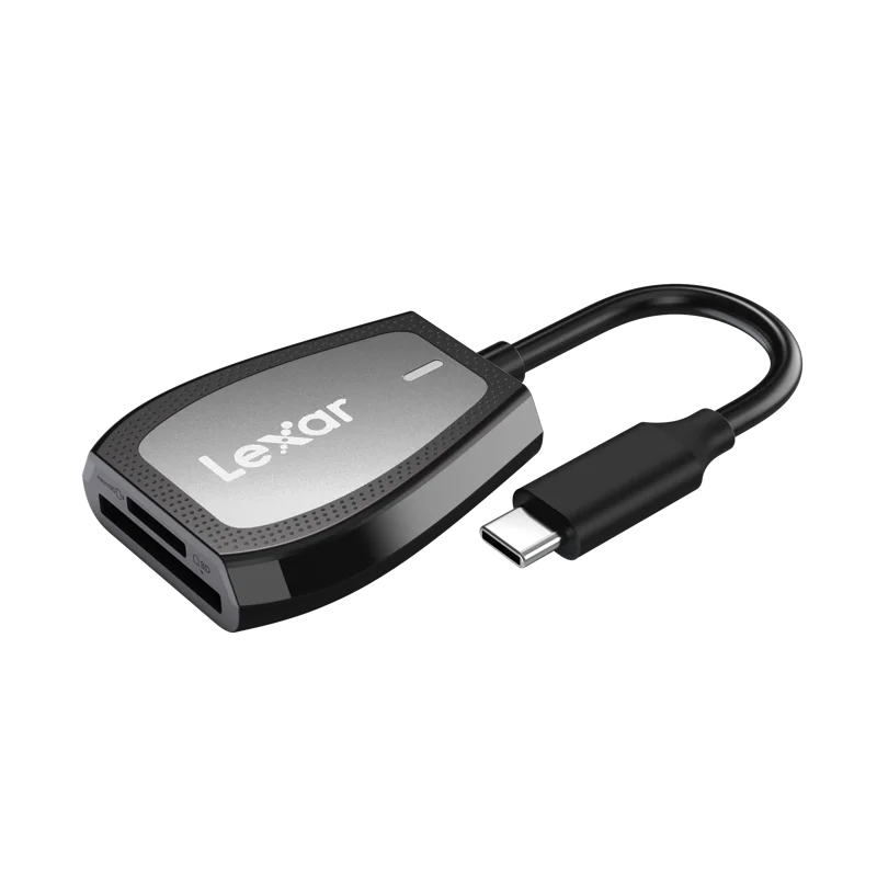 Lexar Cardreader SD & microSD (LRW470U) UHS-II Dual-Slot Reader (USB-C)