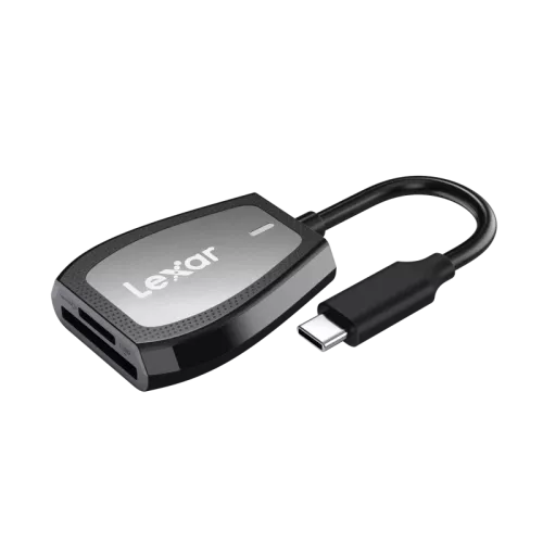 Lexar Cardreader SD & microSD (LRW470U) UHS-II Dual-Slot Reader (USB-C)
