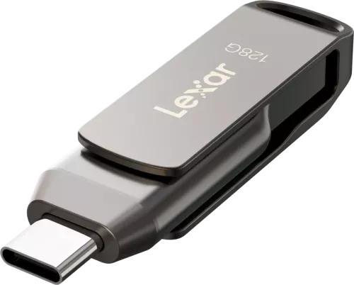 Lexar JumpDrive Dual Drive D400 Type-C/Type-C & Type-A, up to 130MB/s read (USB 3.1) 128GB