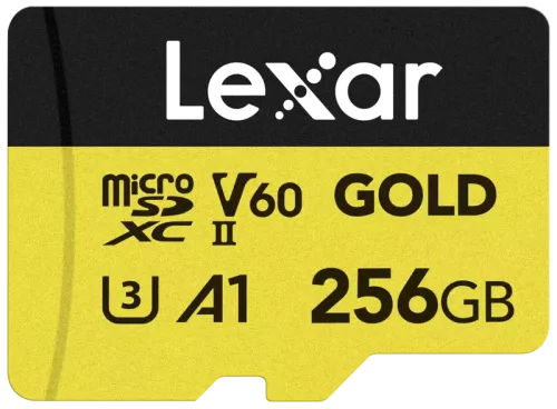 Lexar microSDXC GOLD UHS-II/C10/A1/U3 R280/W180 (V60) 256GB