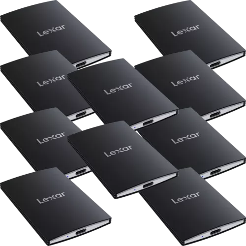 Lexar SSD SL500 / USB3.2 Gen2x2 up to R2000/W1800 // 10-pack w./ 6X 1TB + 4X 2TB