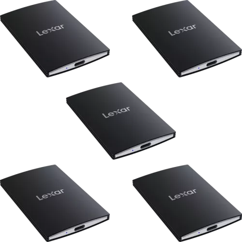Lexar SSD SL500 / USB3.2 Gen2x2 up to R2000/W1800 // 5-pack w./ 4X 1TB + 1X 2TB