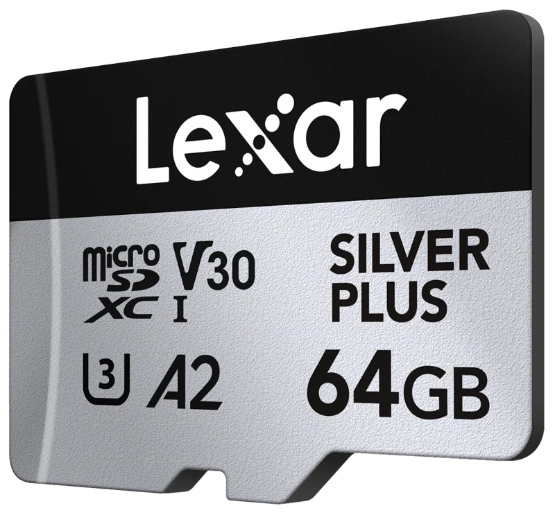 Lexar microSDXC Silver Plus 1066x UHS-I/U3/A2/4K R205/W100 (V30) 64GB