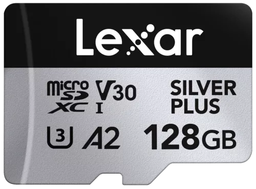 Lexar microSDXC Silver Plus 1066x UHS-I/U3/A2/4K R205/W150 (V30) 128GB