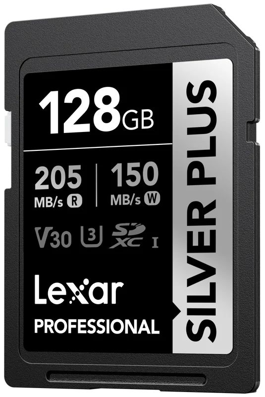 Lexar SDXC Professional SILVER Plus 1066x UHS-I/U3/A2/4K R205/W150 (V30) 128GB
