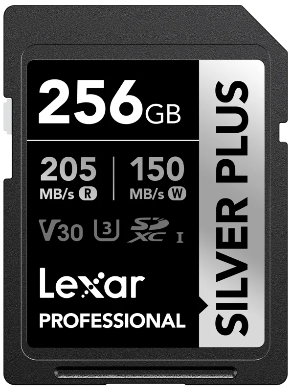 Lexar SDXC Professional SILVER Plus 1066x UHS-I/U3/A2/4K R205/W150 (V30) 256GB