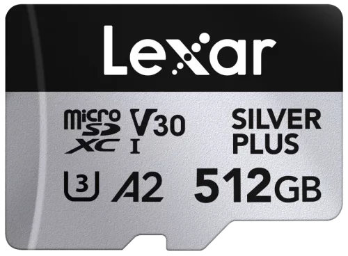 Lexar microSDXC Silver Plus 1066x UHS-I/U3/A2/4K R205/W150 (V30) 512GB
