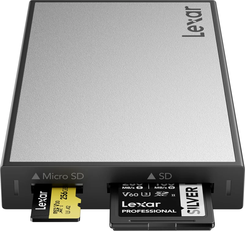 Lexar Professional Workflow USB 3.2 Gen2 Reader, UHS-I/UHS-II, support SD/MicroSD