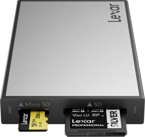 Lexar Professional Workflow USB 3.2 Gen2 Reader, UHS-I/UHS-II, support SD/MicroSD