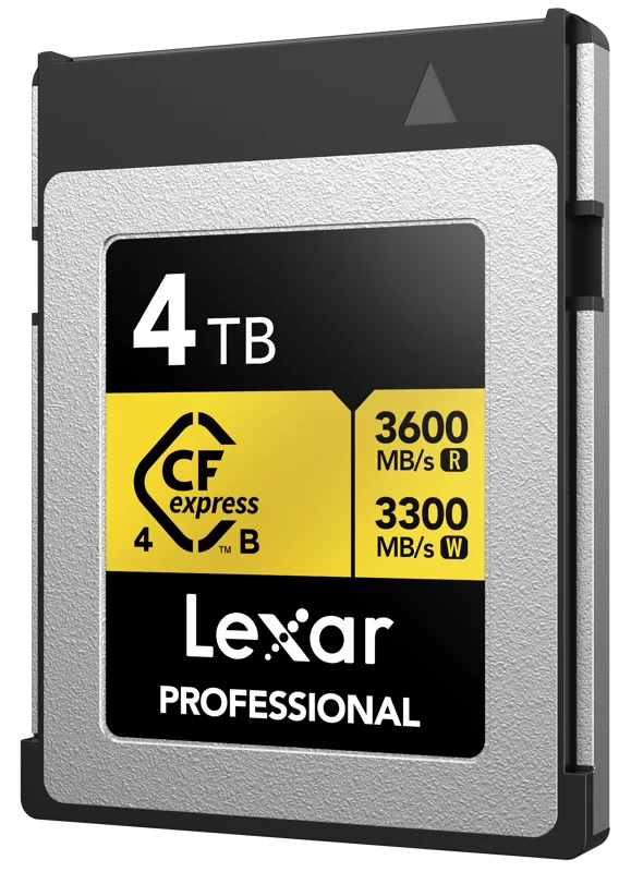 Lexar CFexpress 4.0 Pro Gold R3600/W3300 4TB