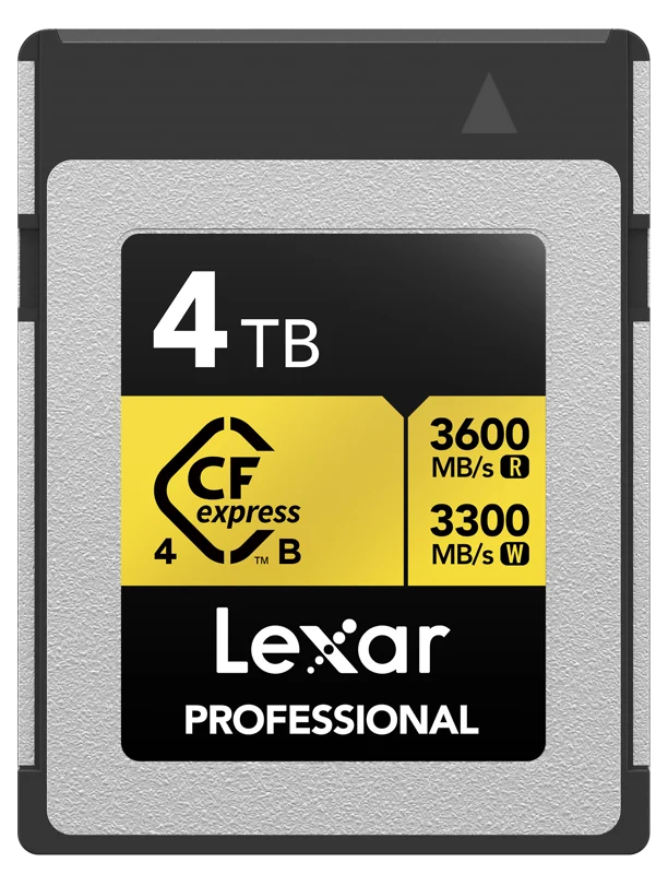 Lexar CFexpress 4.0 Pro Gold R3600/W3300 4TB