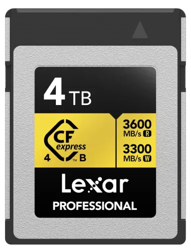 Lexar CFexpress 4.0 Pro Gold R3600/W3300 4TB