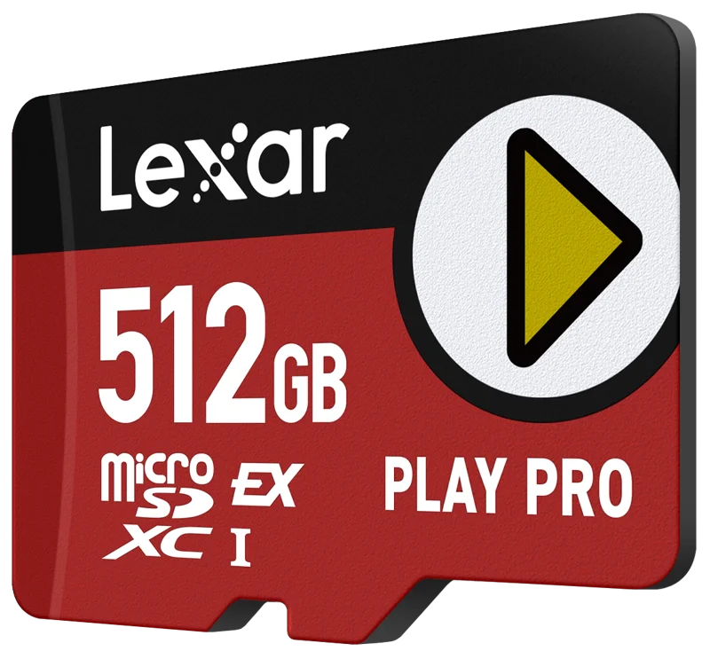 Lexar microSDXC Express PLAY Pro Express 7.1, R900/W600 C10 U3 UHS-I (V30) 512GB
