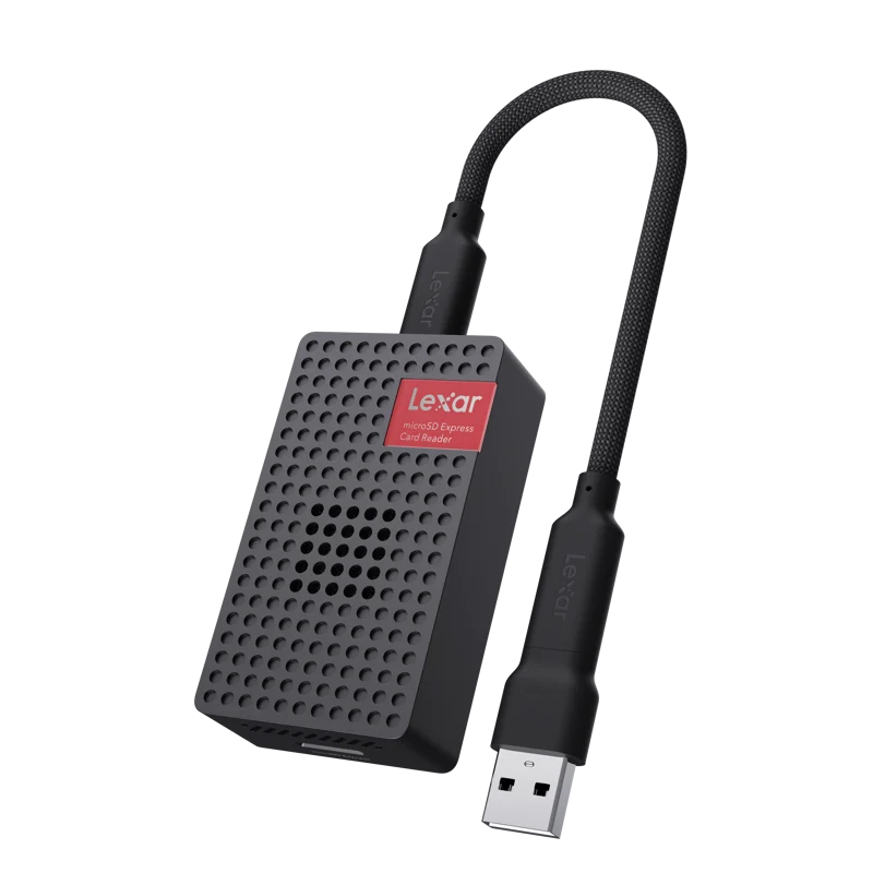 Lexar Cardreader microSDXC Express, compatib w./microSD UHS-I, R900MB/s w./built-in fan (USB3