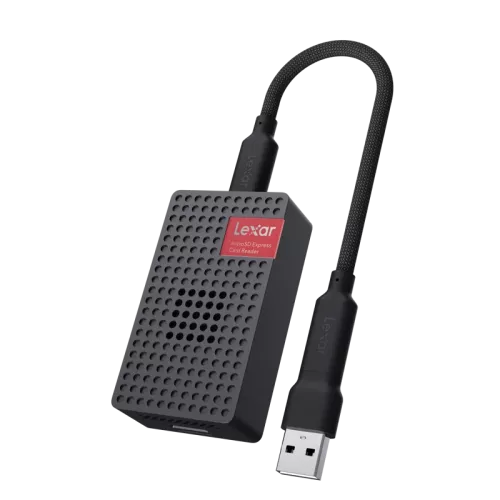 Lexar Cardreader microSDXC Express, compatib w./microSD UHS-I, R900MB/s w./built-in fan (USB3