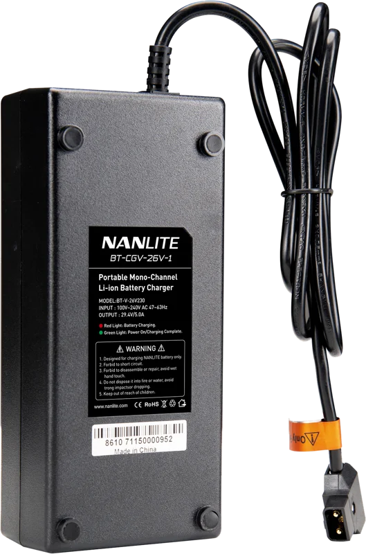 Nanlite BATTERY CHARGER FOR SINGLE 26V V-MOUNT BAT