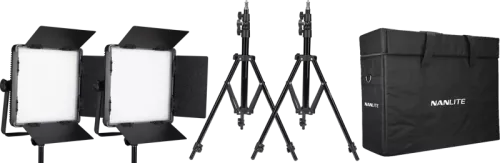 Nanlite Kit Nanlite 2 light kit 600CSA w/Carry case & Light stand