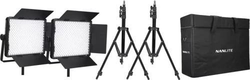 Nanlite Kit Nanlite 2 light kit 900CSA w/Carry case & Light stand