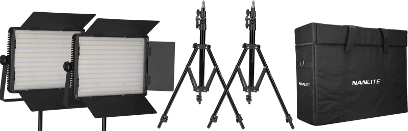 Nanlite Kit Nanlite 2 light kit 1200DSA w/Carry case & Light stand