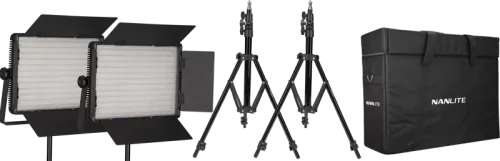 Nanlite Kit Nanlite 2 light kit 1200DSA w/Carry case & Light stand