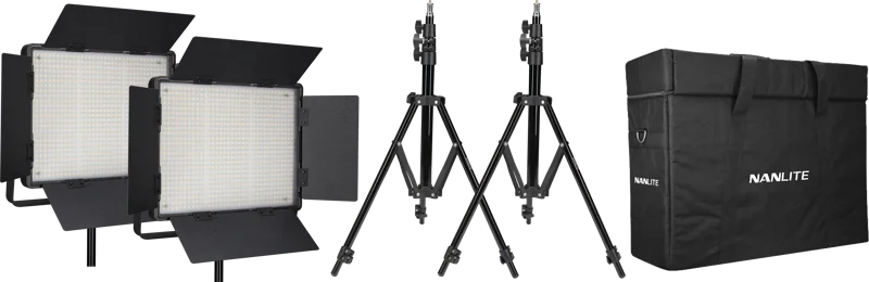 Nanlite Kit Nanlite 2 light kit 900DSA w/Carry case & Light stand