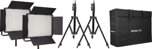 Nanlite Kit Nanlite 2 light kit 900DSA w/Carry case & Light stand