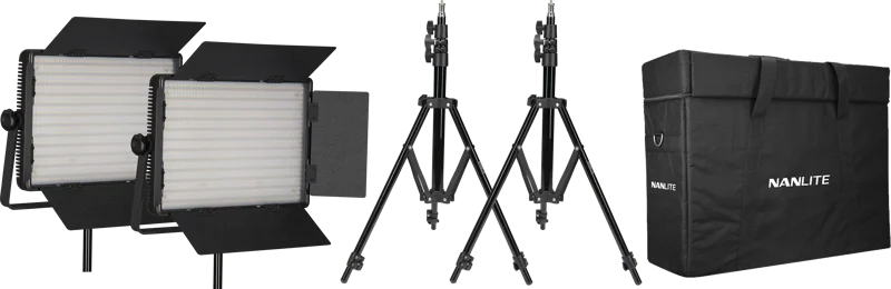 Nanlite Kit Nanlite 2 light kit 1200CSA w/Carry case & Light stand