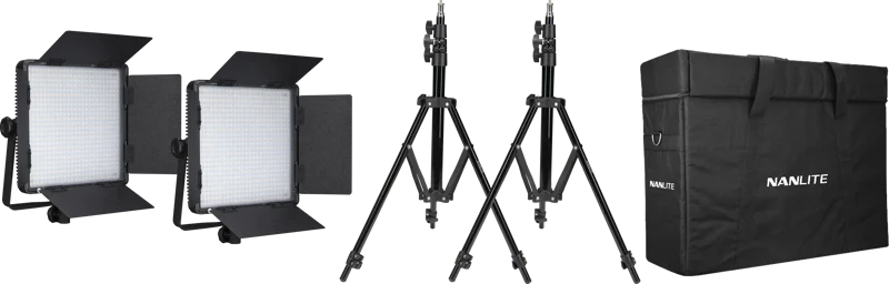 Nanlite Kit Nanlite 2 light kit 600DSA w/Carry case & Light stand