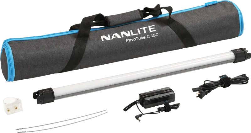 Nanlite Pavotube II 15C LED RGBWW Tube Light 1 Light Kit