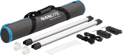 Nanlite Pavotube II 15C LED RGBWW Tube Light 2 Light Kit