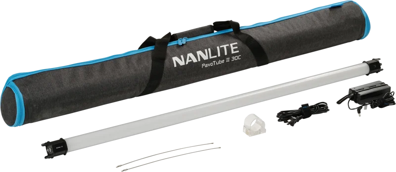 Nanlite Pavotube II 30C LED RGBWW Tube Light 1 Light Kit
