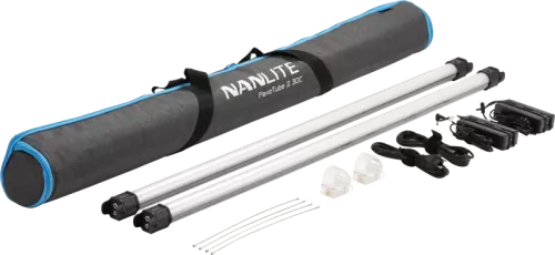 Nanlite Pavotube II 30C LED RGBWW Tube Light 2 Light Kit