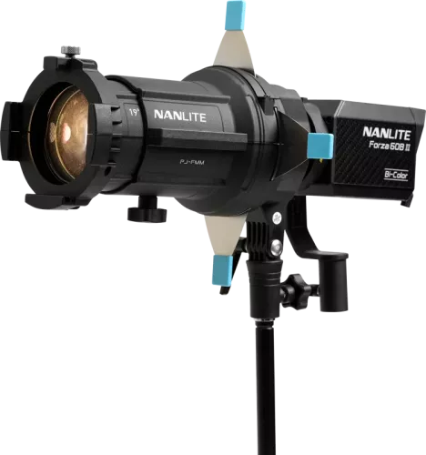 Nanlite Forza 60B II LED Bi-color Spot Light with 19°&36° Projection Attachment